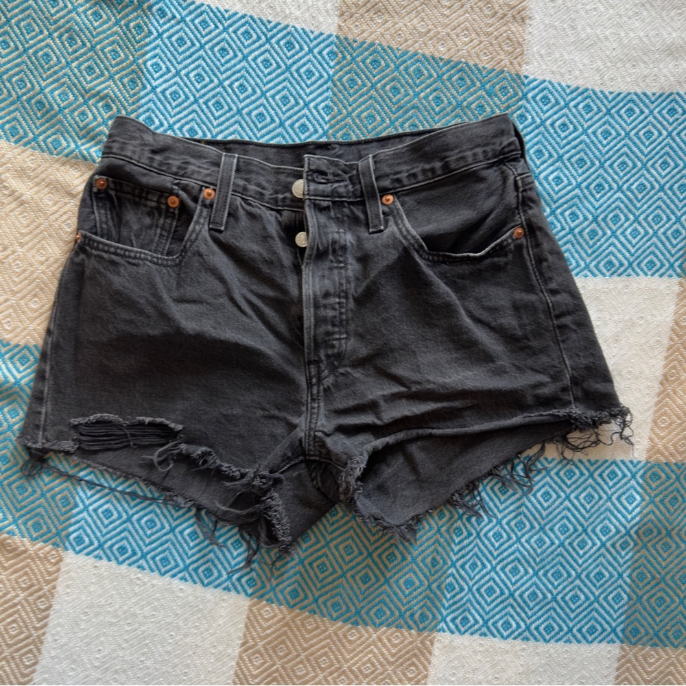 Levi’s 501 Black Denim Jean Short